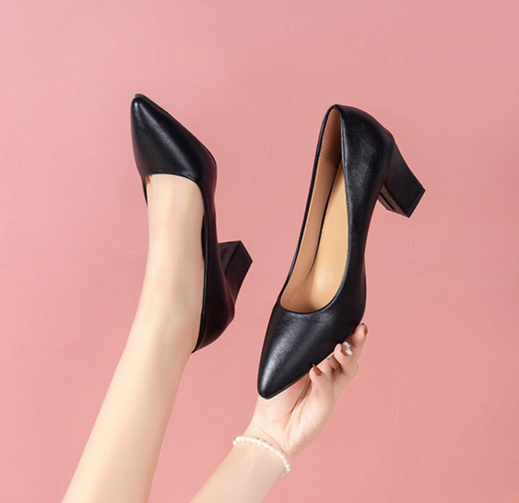 Elegant Chunky Platform Pumps