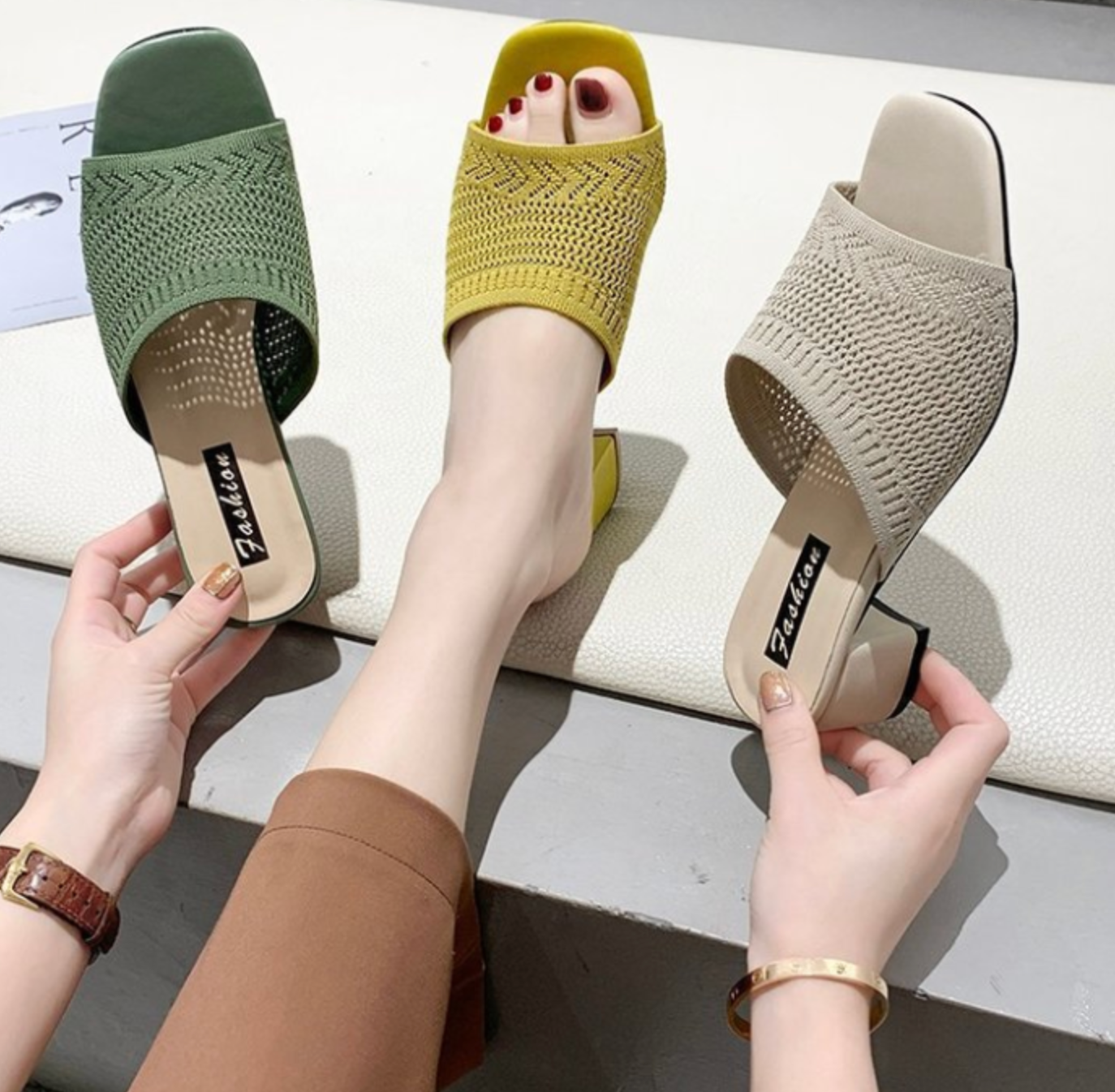 Women’s High-Heel Slippers