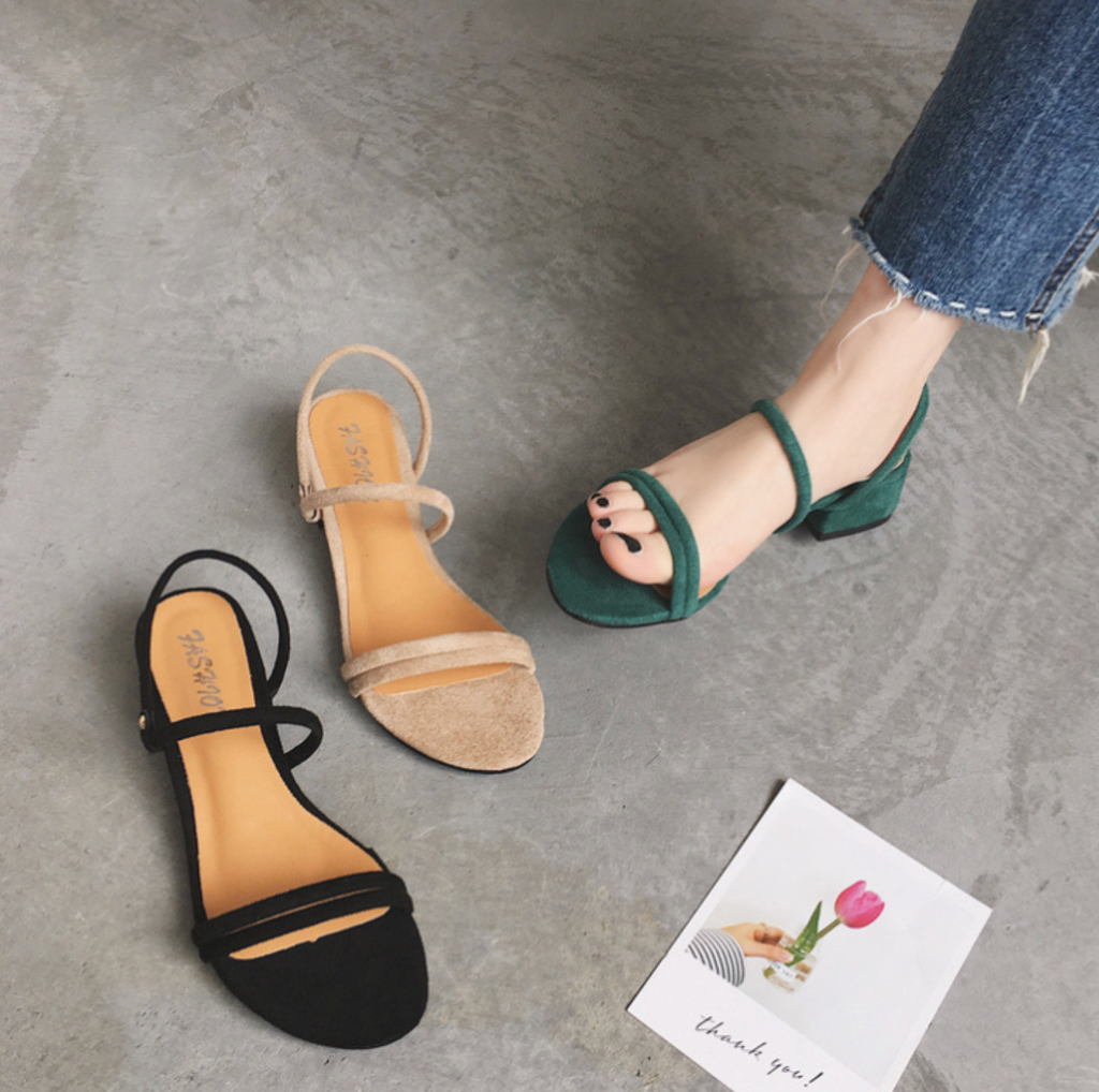 Women’s Mid-Heel Square-Toe Shoes – Elegant & Comfortable Fashion Footwear