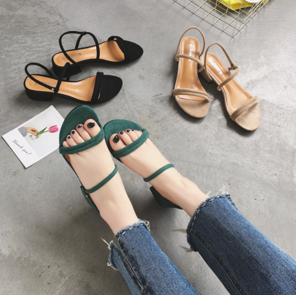 Women’s Mid-Heel Square-Toe Shoes – Elegant & Comfortable Fashion Footwear