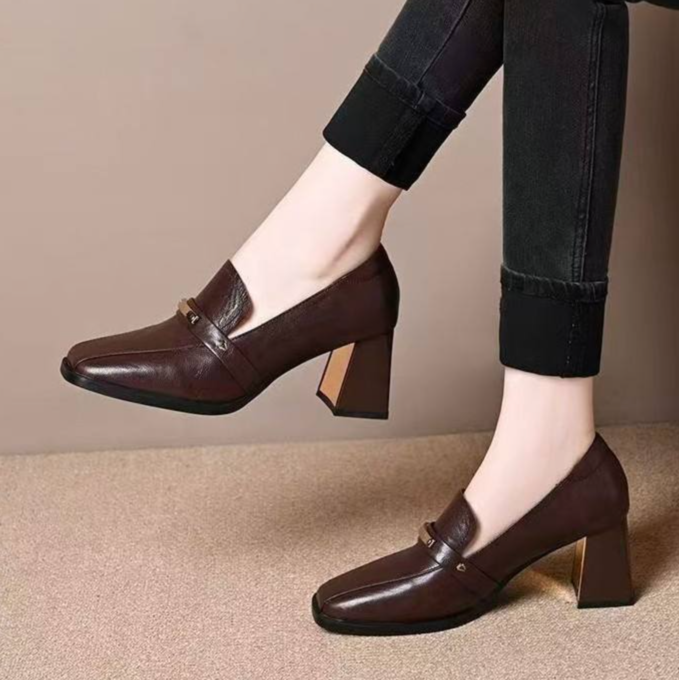 Women’s New Style Square-Toe Fashion Shoes